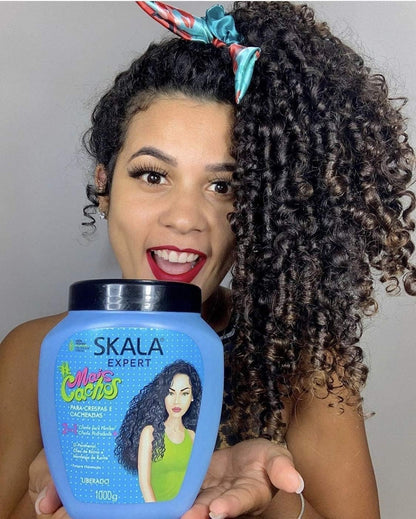 Skala Expert Mascarilla Más Cachos para Rizos, 1000g, Vegano