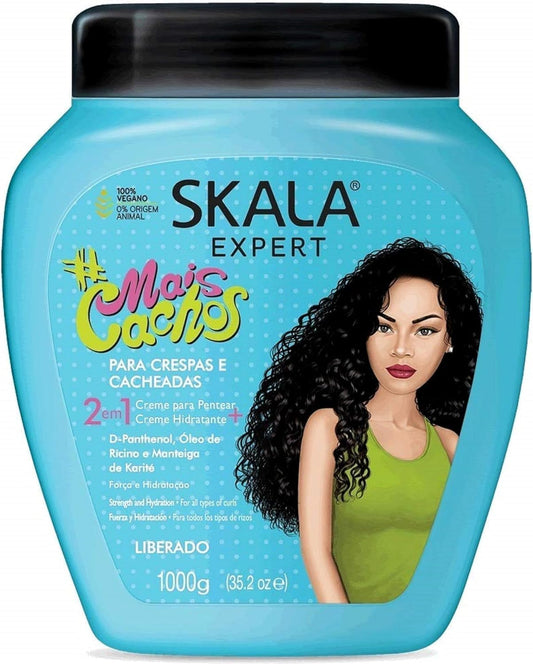 Skala Expert Mascarilla Más Cachos para Rizos, 1000g, Vegano